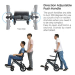 Load image into Gallery viewer, Superlite L – Lightweight Manual Wheelchair with 18" Seat