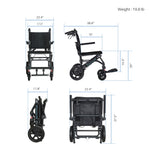 Load image into Gallery viewer, Superlite L – Lightweight Manual Wheelchair with 18" Seat