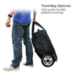 Load image into Gallery viewer, Foldawheel 1000XL – Heavy Duty Compact Electric Wheelchair with Long Range