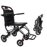 Load image into Gallery viewer, Ultra-light Aluminum Alloy Wheelchair,Travel Wheelchairs For Elderly,Foldable,Compact DGMT-105