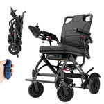 Load image into Gallery viewer, Carbon Fiber Coated Lightweight 15.6kg Electric Wheelchair Automatic Wheelchair Travel for Adults, Seniors Compact Portable Airline Approved