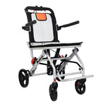 Load image into Gallery viewer, Super Lightweight (Only 19lbs aluminum wheelchairs wheelchairs portable foldable double support frame small hand push scooter