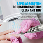 Load image into Gallery viewer, Nail Dust Collector Tabletop Nail Dust Cleaner Dimmable LED Light Manicure Dust Extractor Machine Clamp Mount - coolbabymalls