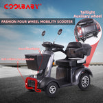 Load image into Gallery viewer, 4-Wheel Electric Powered Mobility Scooter Wheelchair for Adults & Seniors - Pre-Assembled, 418lbs Capacity, 34~37 Miles Range, Up to 10.56~15.53MPH