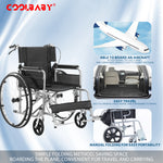 Load image into Gallery viewer, COOLBABY QBLY03 Portable Wheelchair Standard Manual wheelchairs Small Simple Folding Light Ultra Light Travel for The Elderly Trolley - coolbabymalls