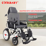 Load image into Gallery viewer, Heavy Duty Bariatric Wheelchair - Adjustable Full-lying Wheelchair for Elderly, Seniors, Disabled, Patients & Adults | Indoor & Outdoor Wheelchair - Weight Capacity - 300lbs