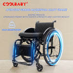 Load image into Gallery viewer, Foldable Aluminum Lightweight Sports Wheelchair For Adult in Dubai, UAE