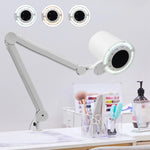 Load image into Gallery viewer, Nail Dust Collector Tabletop Nail Dust Cleaner Dimmable LED Light Manicure Dust Extractor Machine Clamp Mount - coolbabymalls