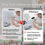 Load image into Gallery viewer, Nail Dust Collector Tabletop Nail Dust Cleaner Dimmable LED Light Manicure Dust Extractor Machine Clamp Mount - coolbabymalls