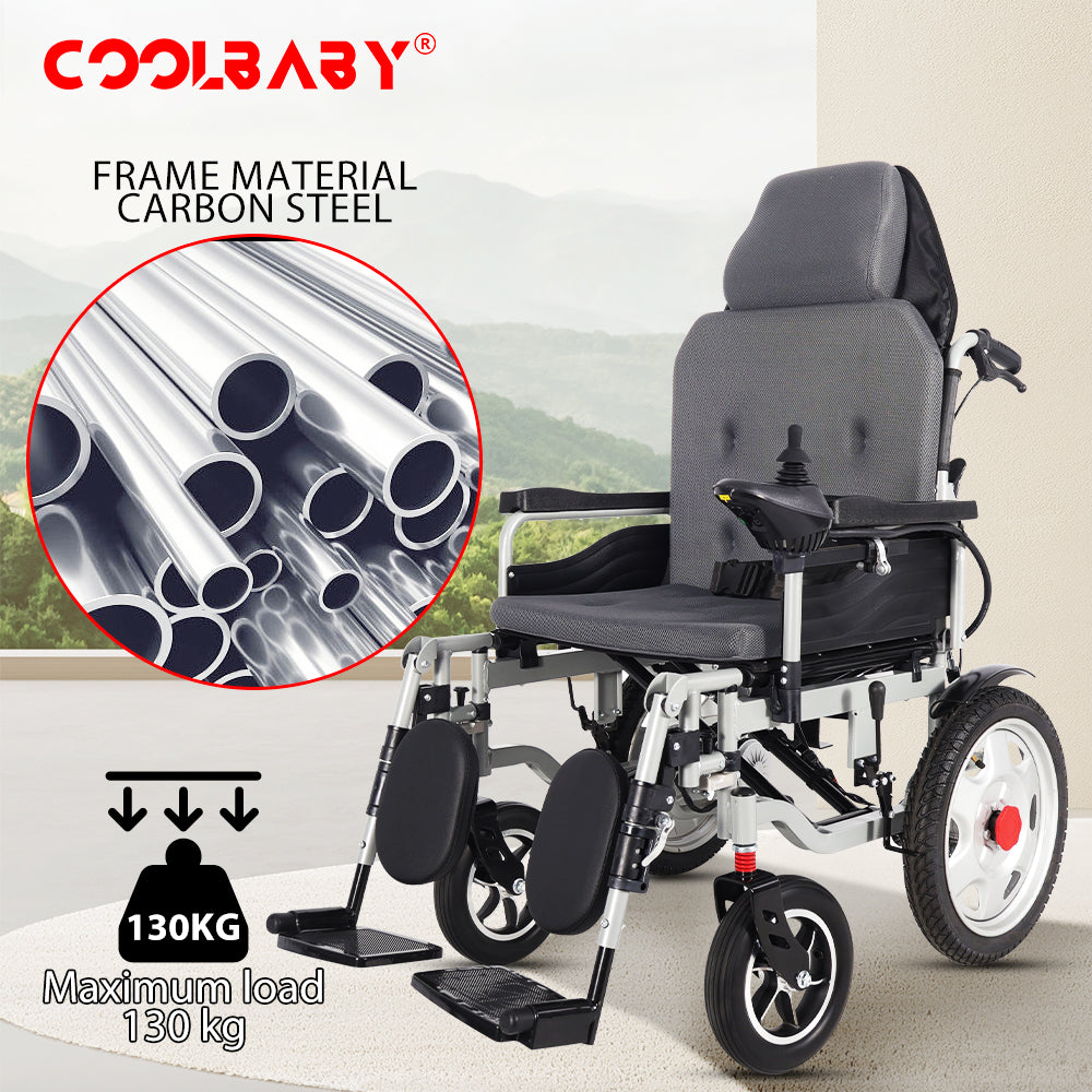 Heavy Duty Bariatric Wheelchair - Adjustable Full-lying Wheelchair for Elderly, Seniors, Disabled, Patients & Adults | Indoor & Outdoor Wheelchair - Weight Capacity - 300lbs