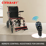 Load image into Gallery viewer, Pink electric chair for the elderly long endurance folding portable electric four-wheel scooter