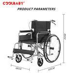 Load image into Gallery viewer, COOLBABY QBLY03 Portable Wheelchair Standard Manual wheelchairs Small Simple Folding Light Ultra Light Travel for The Elderly Trolley - coolbabymalls