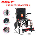 Load image into Gallery viewer, Pink electric chair for the elderly long endurance folding portable electric four-wheel scooter