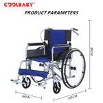 Load image into Gallery viewer, COOLBABY QBLY03 Portable Wheelchair Standard Manual wheelchairs Small Simple Folding Light Ultra Light Travel for The Elderly Trolley - coolbabymalls