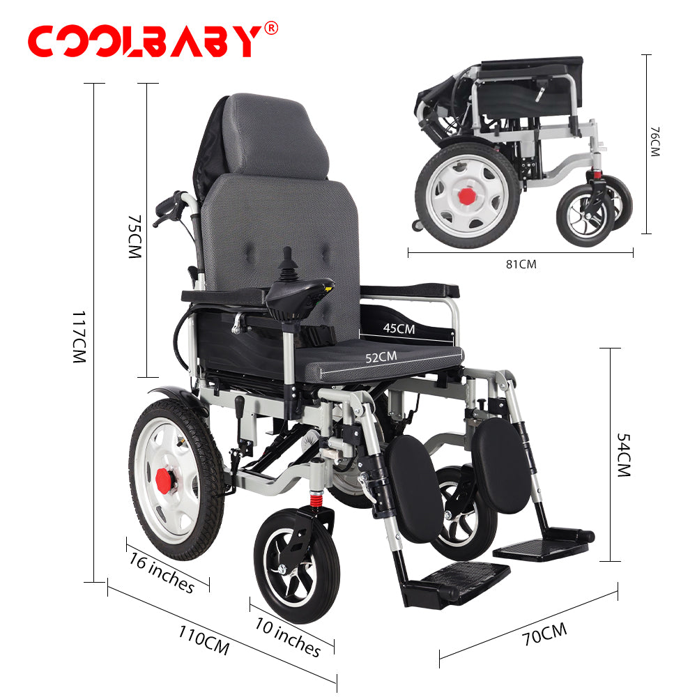 Heavy Duty Bariatric Wheelchair - Adjustable Full-lying Wheelchair for Elderly, Seniors, Disabled, Patients & Adults | Indoor & Outdoor Wheelchair - Weight Capacity - 300lbs