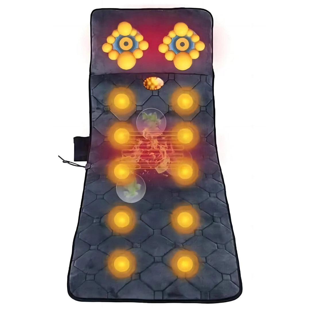 COOLBABY ZJJA47 Whole Body Vibrating Massage Pad - Massage Heating Pad, 10 vibrating Motor Massage mattress Pad, Heating Back Massage Pad to relieve stress and muscle pain - coolbabymalls