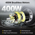 Load image into Gallery viewer, Powerful Lithium Rechargeable Controlled Lightweight 17.5kg Elderly Electric Wheelchair Brushless Motor Health Care Wheelchair