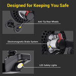 Load image into Gallery viewer, Powerful Lithium Rechargeable Controlled Lightweight 17.5kg Elderly Electric Wheelchair Brushless Motor Health Care Wheelchair