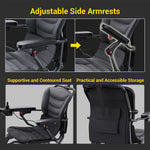 Load image into Gallery viewer, Powerful Lithium Rechargeable Controlled Lightweight 17.5kg Elderly Electric Wheelchair Brushless Motor Health Care Wheelchair