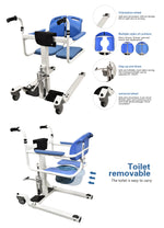 Load image into Gallery viewer, Patient Transfer Machine – Basic Rotatable Bath & Transfer Chair