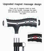 Load image into Gallery viewer, COOLBABY SSZ-GZLED Aluminum Alloy Multi-function Crutch Lamp Self-Supporting Crutches Non-slip Old Man Crutches With LED Light Magnet Massage Handle Crutches - coolbabymalls