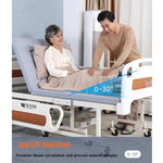 Load image into Gallery viewer, COOLBABY SSZ-DDLY02 Multifunctional Electric Wheelchair Bed Electric Toilet Detachable Wheelchair Home Pension Bed Medical Bed With Independent Wheelchair - coolbabymalls