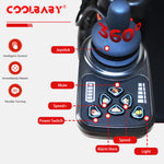 Load image into Gallery viewer, Pink electric chair for the elderly long endurance folding portable electric four-wheel scooter