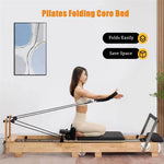 Load image into Gallery viewer, COOLBABY SSZ-PLT03 Pilates Core Bed Yoga Bed Sports Solid Wood Pilates Equipment Home Stretch Home Stretch Training Fitness Equipment Foldable - COOLBABY