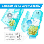 Load image into Gallery viewer, COOLBABY YLY088-MUT Weekly Medicine Organizer: Compact 7-Day Pill Box for Effortless Medication Management - coolbabymalls