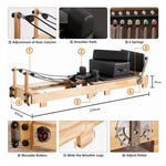 Load image into Gallery viewer, COOLBABY SSZ-PLT03 Pilates Core Bed Yoga Bed Sports Solid Wood Pilates Equipment Home Stretch Home Stretch Training Fitness Equipment Foldable - COOLBABY