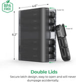 Load image into Gallery viewer, COOLBABY YLY088-BLK Weekly Medicine Organizer: Portable, Spacious, and Durable for Easy Medication Management - coolbabymalls