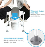Load image into Gallery viewer, COOLBABY SSZ1002 Toilet Safety Bar for Elderly - Adjustable Width & Height Toilet Frame with Handrails, Easy to Install Bathroom Auxiliary Support