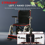 Load image into Gallery viewer, Pink electric chair for the elderly long endurance folding portable electric four-wheel scooter