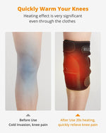 Load image into Gallery viewer, COOLBABY Heating massage knee pad USB portable electric heating massage knee pad hot compress knee pad warm massager - coolbabymalls