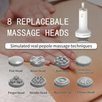 Load image into Gallery viewer, COOLBABY WQSJ-AMY Handheld Cervical Spine Massager: Wireless Electric Cellulite Remover with 8 Massage Heads - coolbabymalls