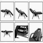 Load image into Gallery viewer, COOLBABY Beauty Salon Special Beauty Bed, Embroidered Folding Portable Massage Bed - coolbabymalls