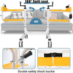 Load image into Gallery viewer, COOLBABY Patient Lift Wheelchair for Home Portable Transfer Lifter - coolbabymalls