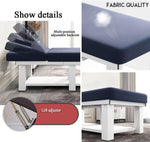 Load image into Gallery viewer, COOLBABY Massage Table, Wood Treatment Table Height Adjustable Hard Foam Stationary Massage Table - coolbabymalls
