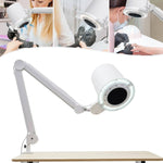 Load image into Gallery viewer, Nail Dust Collector Tabletop Nail Dust Cleaner Dimmable LED Light Manicure Dust Extractor Machine Clamp Mount - coolbabymalls
