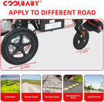 Load image into Gallery viewer, ENJOYCARE EPW67A: Lightweight Wheelchair with Brushless Motor and Solid Iron Body - coolbabymalls