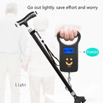 Load image into Gallery viewer, COOLBABY SSZ-GZLED Aluminum Alloy Multi-function Crutch Lamp Self-Supporting Crutches Non-slip Old Man Crutches With LED Light Magnet Massage Handle Crutches - coolbabymalls