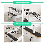 Load image into Gallery viewer, COOLBABY SSZ-PLT04 Pilates Core Bed Yoga Bed Sports Aluminum Alloy Material Home Stretch Home Stretch Training Fitness Equipment Folding Model - COOLBABY