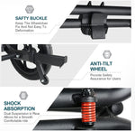 Load image into Gallery viewer, Super Lightweight Reclining Travel Wheelchair, Folding Transit Transport Wheelchairs for Adults and Seniors Support 220lbs, Lightweight Aluminum Wheelchair for Elderly