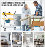 Load image into Gallery viewer, COOLBABY Patient Lift Wheelchair for Home Portable Transfer Lifter - coolbabymalls