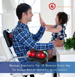 Load image into Gallery viewer, COOLBABY ZLJ54 Back And Neck Thermal Massager: 3D Deep Tissue Acupressure Massage Pillow for Pain Relief at Home, Car, and Office - coolbabymalls