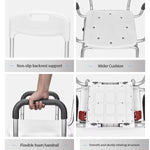 Load image into Gallery viewer, Rotatable Bath Chair – Adjustable, Waterproof & Rust-Proof