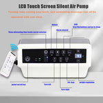 Load image into Gallery viewer, COOLBABY ZLJ-CQCD01 Multi-functional Anti-decubitus Air Mattress: Household Grade PVC Roll-over Mattress with Microcomputer Touch Screen Air Pump - coolbabymalls