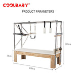 Load image into Gallery viewer, COOLBABY SSZ-GJC01 Pilates Reformer Solid Wood Loft Bed - COOLBABY