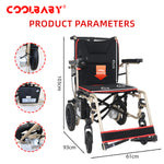 Load image into Gallery viewer, Pink electric chair for the elderly long endurance folding portable electric four-wheel scooter
