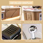 Load image into Gallery viewer, Massage Table Shampoo Chairs Head Spa Equipment & Spa Bed with LED, Water Cycle Heater, Steam, and Aromatherapy - coolbabymalls